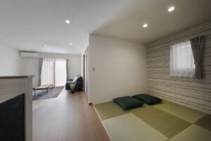 2階建てモデルハウスの和室